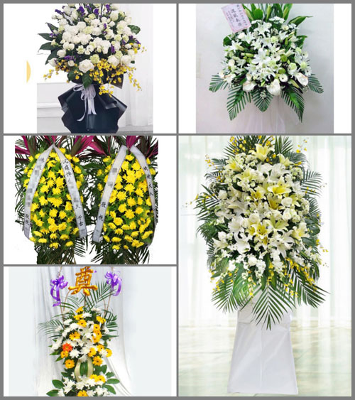 吉林白城市通榆县包拉温都蒙古族乡白事花篮预定
